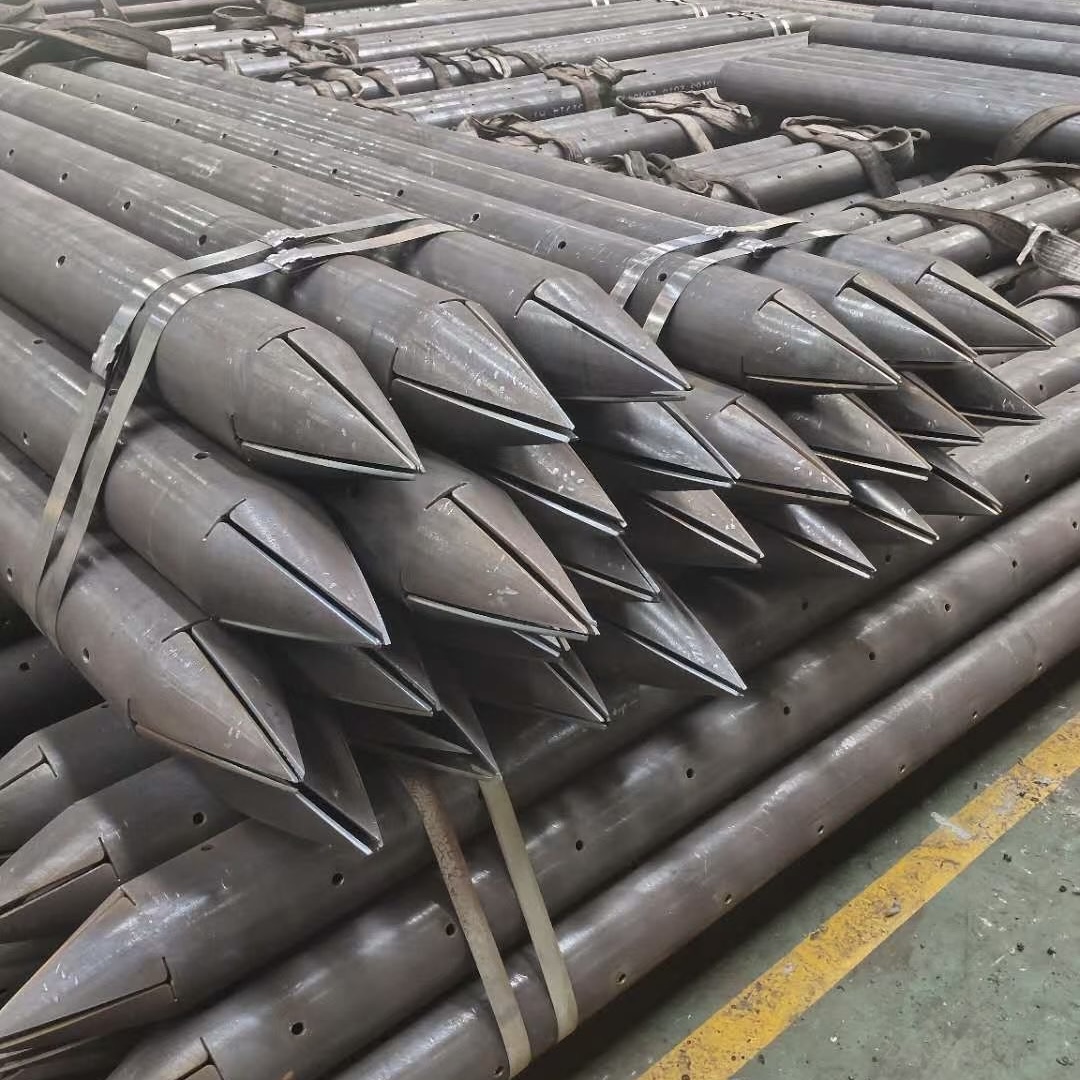萍乡萍乡108钢花管非标打孔车丝锁尖防腐